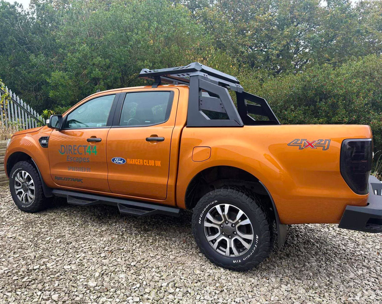 Ford Ranger Bj. 12-21 Pick-Up Gepäckträger & Überrollbügel "Bronco"