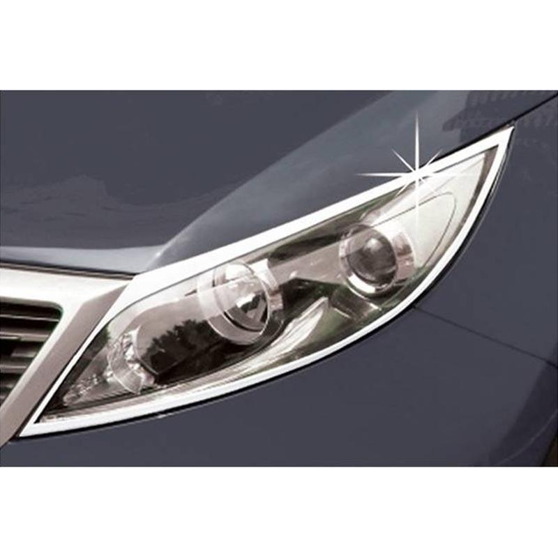 KIA Sportage Bj. 10-15 Scheinwerfer Chrom Cover - Direct 4x4 Autozubehör