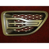 Range Rover Sport Bj. 05-09 Seiten-Lüftungseinlass Cover Silbergrau - Direct 4x4 Autozubehör