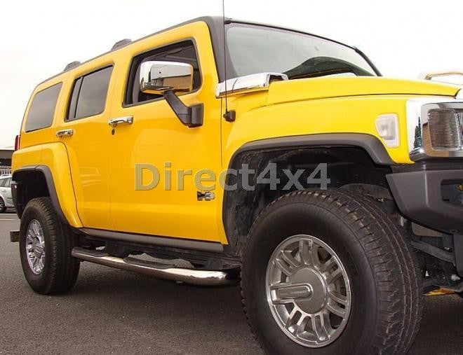 HUMMER H3 Edelstahl Schwellerrohre - Direct 4x4 Autozubehör