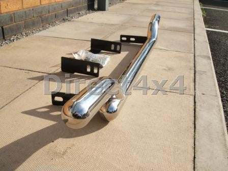 Renault Kangoo Bj. 03-08 Edelstahl Heck-Rammschutz - Direct 4x4 Autozubehör