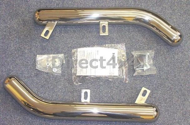 Subaru Forester Bj. 08-13 Edelstahl Heck-Rammschutz Ecken - Direct 4x4 Autozubehör