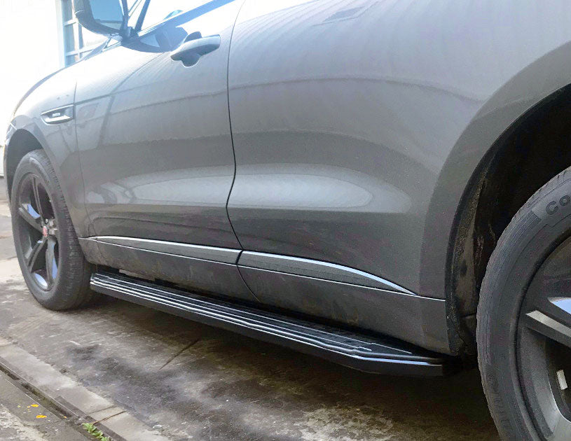 Jaguar F-Pace ab Bj. 16 Trittbretter "Raptor Schwarz" - Direct 4x4 Autozubehör