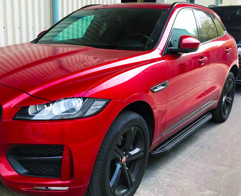 Jaguar F-Pace ab Bj. 16 Trittbretter "Raptor Schwarz" - Direct 4x4 Autozubehör
