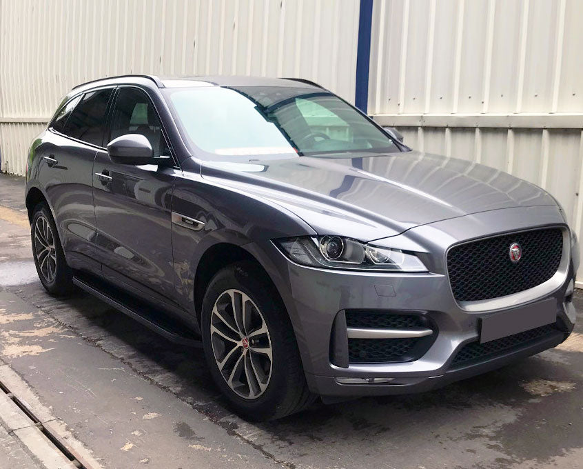 Jaguar F-Pace ab Bj. 16 Trittbretter "Raptor Schwarz" - Direct 4x4 Autozubehör