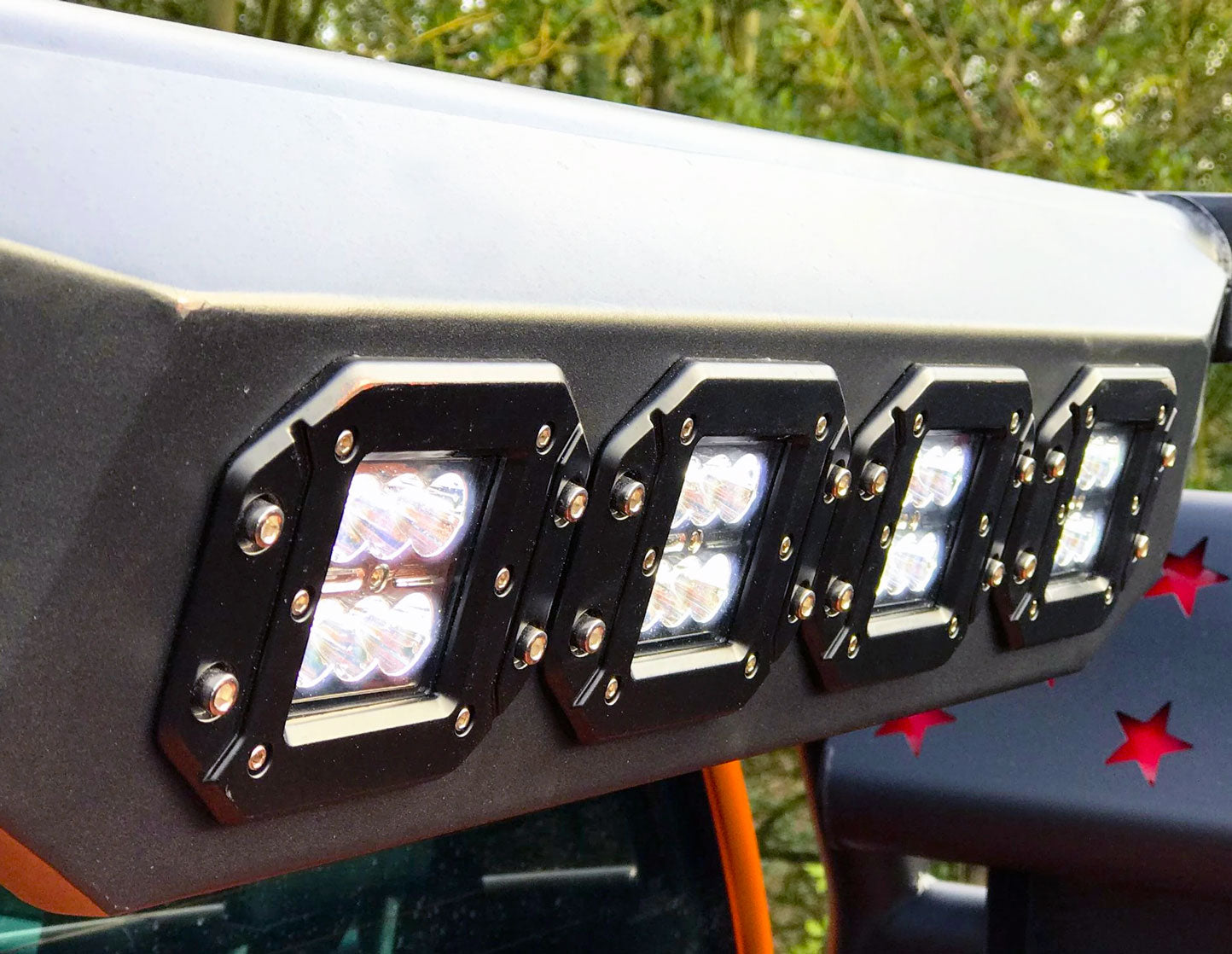 Ford Ranger Bj. 16-21 Überrollbügel "OffRoader" Ersatzradhalterung & LED - Direct 4x4 Autozubehör