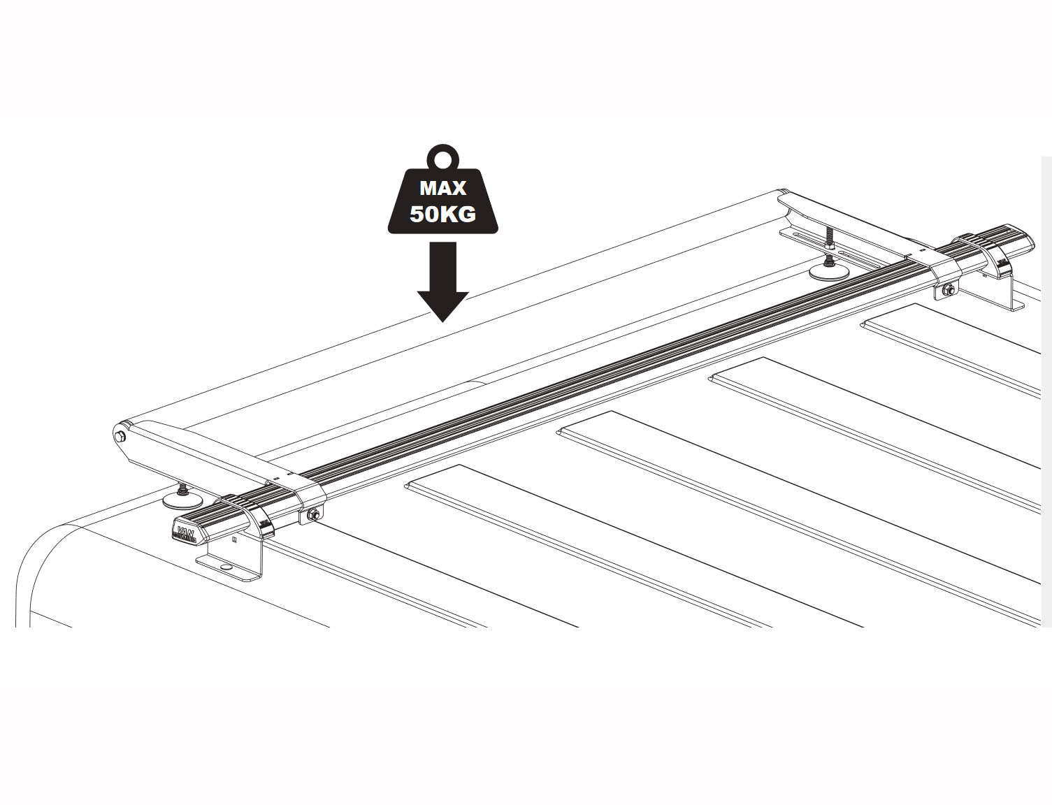 VW T5 / T6 "ULTI Pro Leiterrolle" - Direct 4x4 Autozubehör