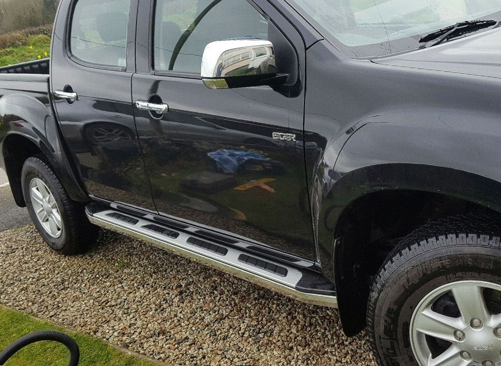 Isuzu D-Max Double Cab ab Bj. 12-20 Trittbretter "Suburban" - Direct 4x4 Autozubehör