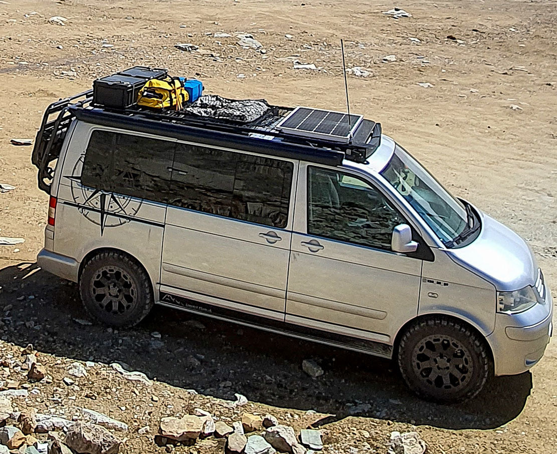 VW T5 / T6 Kurzer RS Dachgepäckträger "Troop4" 275cm x 125cm - Direct 4x4 Autozubehör