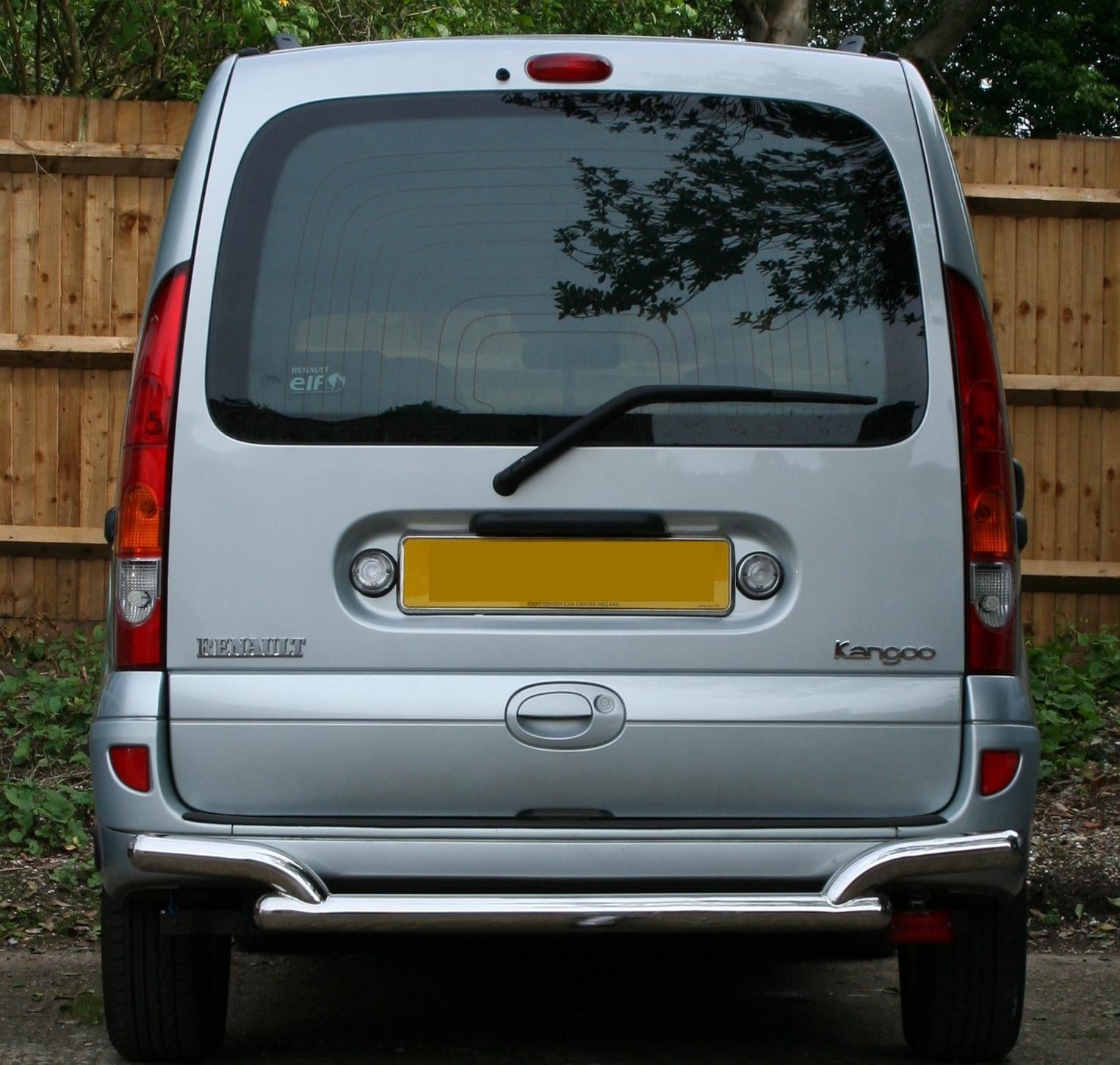 Renault Kangoo Bj. 03-08 Edelstahl Heck-Rammschutz - Direct 4x4 Autozubehör