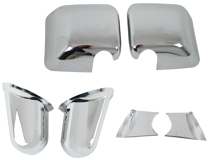 Jeep Wrangler ab Bj. 07 Außenspiegel Chrom Cover - Direct 4x4 Autozubehör