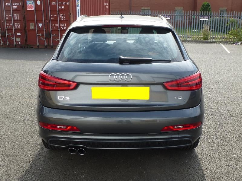 Audi Q3 Heckklappe Edelstahl Cover - Direct 4x4 Autozubehör