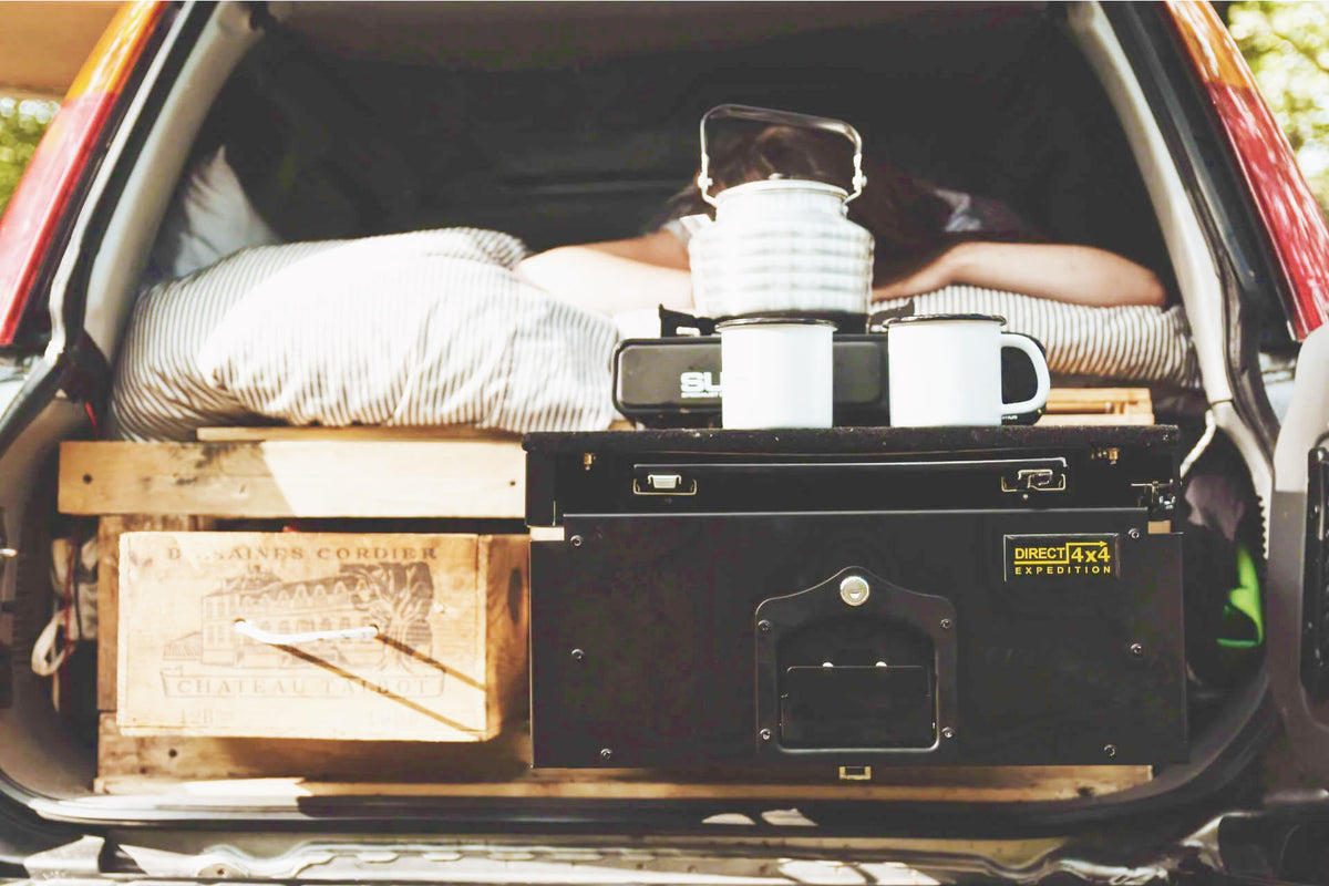 Schubkasten System "Modular" 89cm x 47cm x 27 mit Arbeitstisch - Direct 4x4 Autozubehör