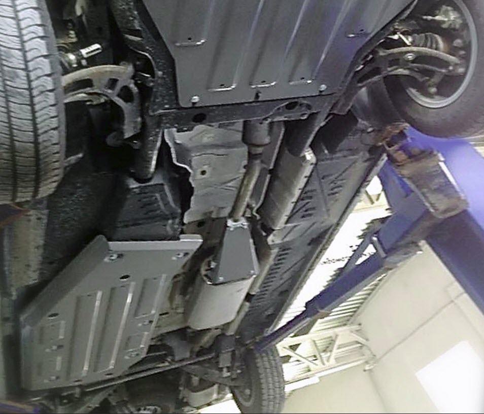 VW T5 Bj. 03-09 Komplett Set Aluminium Unterfahrschutz "ProTec" - Direct 4x4 Autozubehör