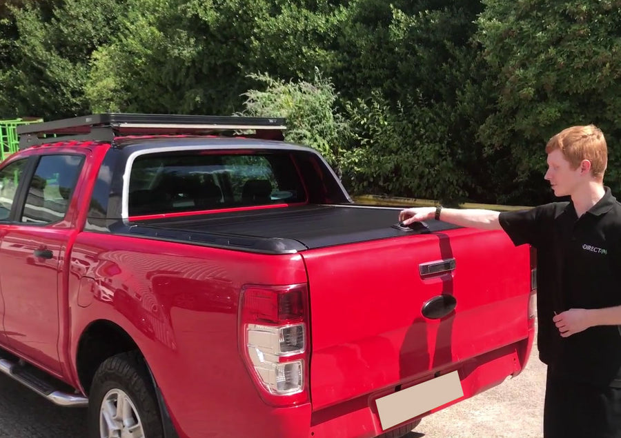 Nissan Navara NP300 (D231) Double Cab ab Bj. 15 Hardtop Abdeckung "Roll N Lock" - Direct 4x4 Autozubehör