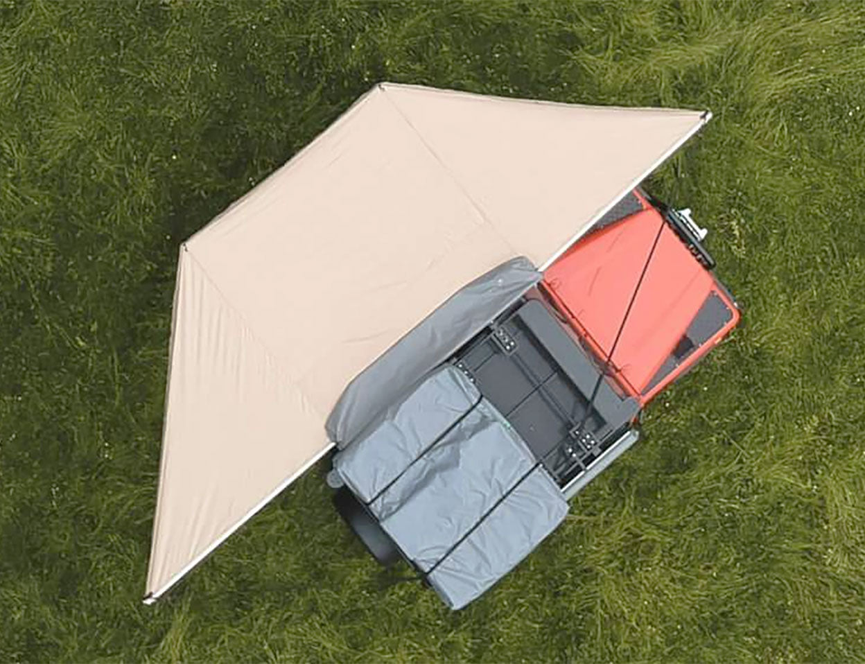 Ausklappbare Markise "Expedition 180" - Direct 4x4 Autozubehör