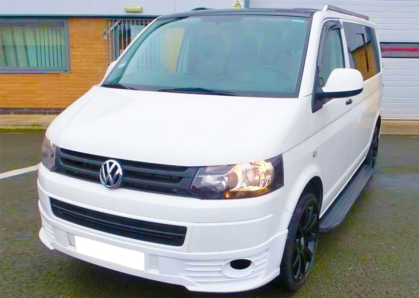 VW T5 Bj. 09-15 KRS Trittbretter "Raptor Schwarz" - Direct 4x4 Autozubehör