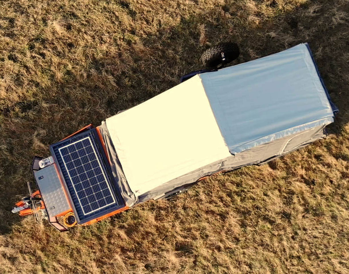 Offroad Wohnwagen "Goliath4x4" 2 Personen All Inklusive - Direct 4x4 Autozubehör