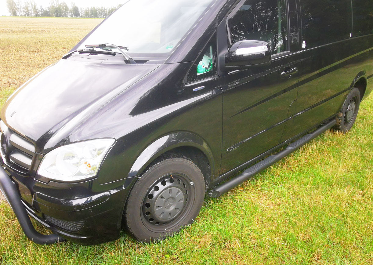 Mercedes Vito Viano Bj. 04-14 Schwarze Schwellerrohre - Direct 4x4 Autozubehör