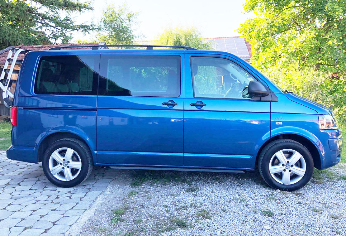 VW T5 Bj. 09-15 Kurzer Radstand OE Style schwarze Schwellerrohre "N-Max" - Direct 4x4 Autozubehör