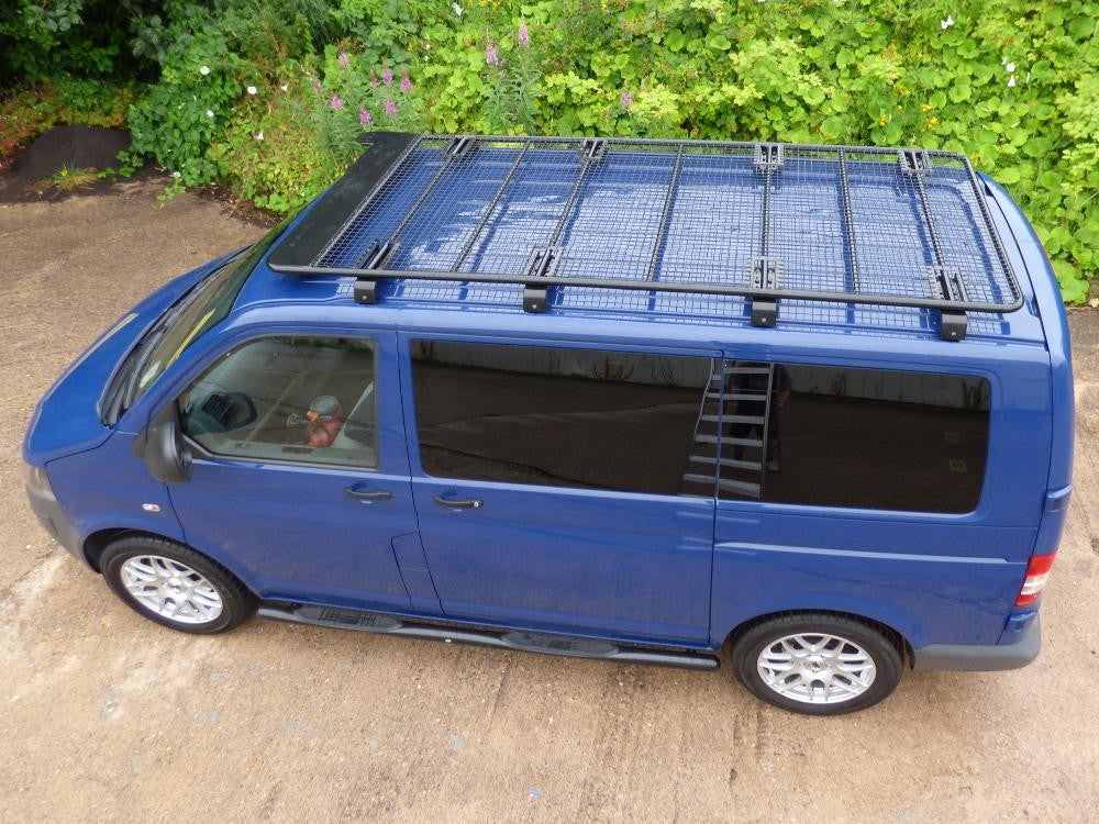 VW T5 / T6 Kurzer RS Dachgepäckträger "Troop4" 275cm x 125cm - Direct 4x4 Autozubehör
