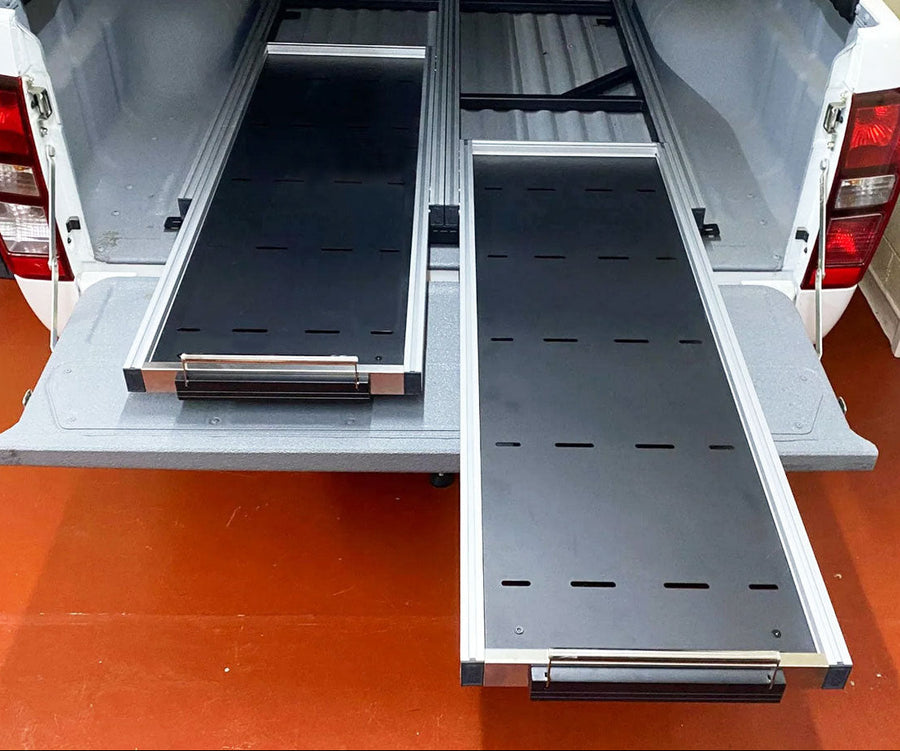 Universal Aluminium Dual Glide Cargo Tray for Vans and Pickup Trucks (Copy)