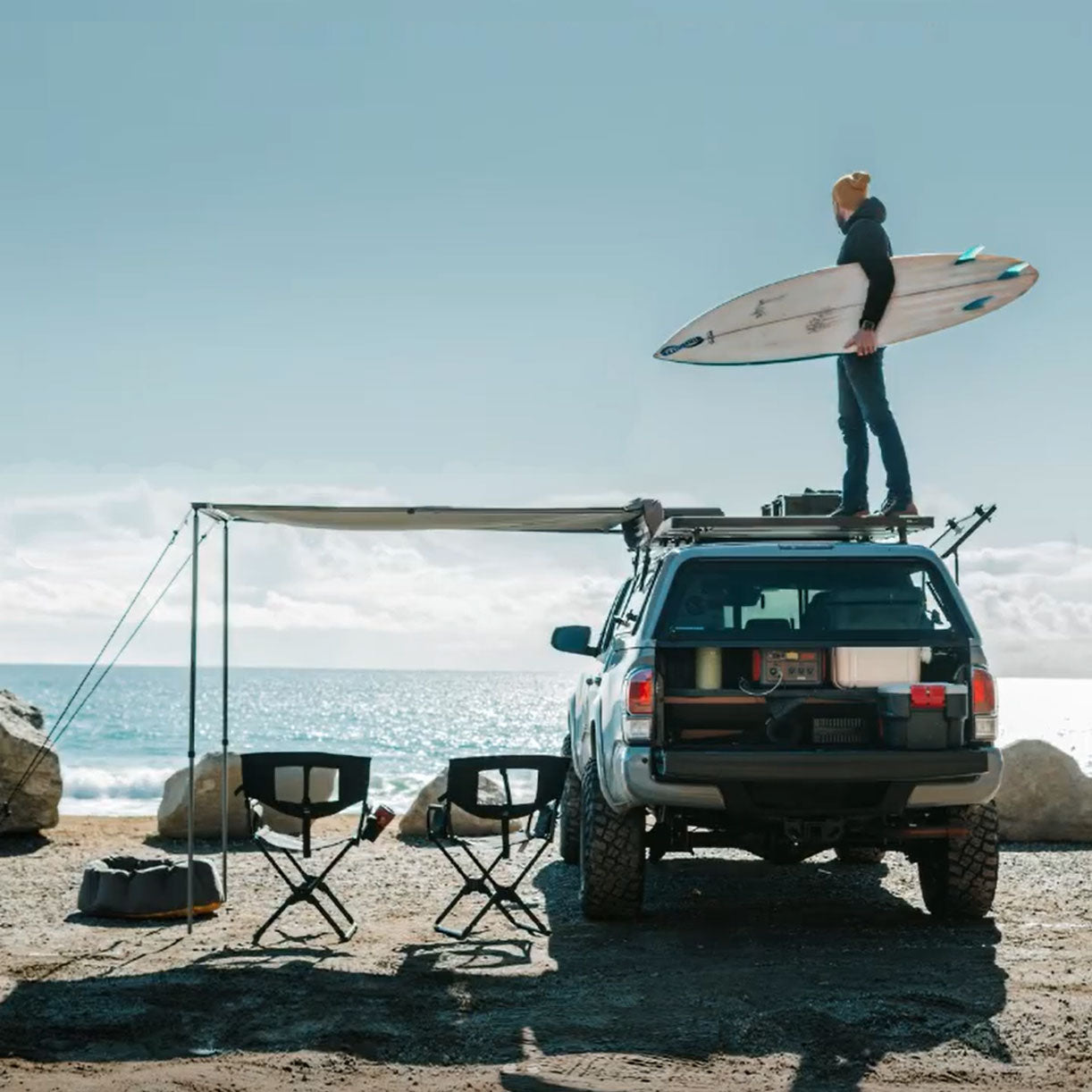 Portabler Camping-Ofen mit Sichtfenster "Stanley" - Direct 4x4 Autozubehör