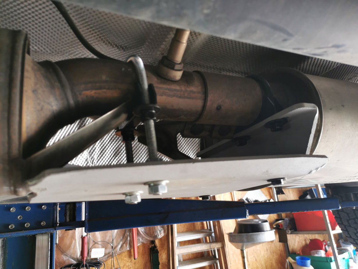 VW T6 ab Bj. 15 kurzer Radstand Auspuff Unterfahrschutz "ProTec" - Direct 4x4 Autozubehör