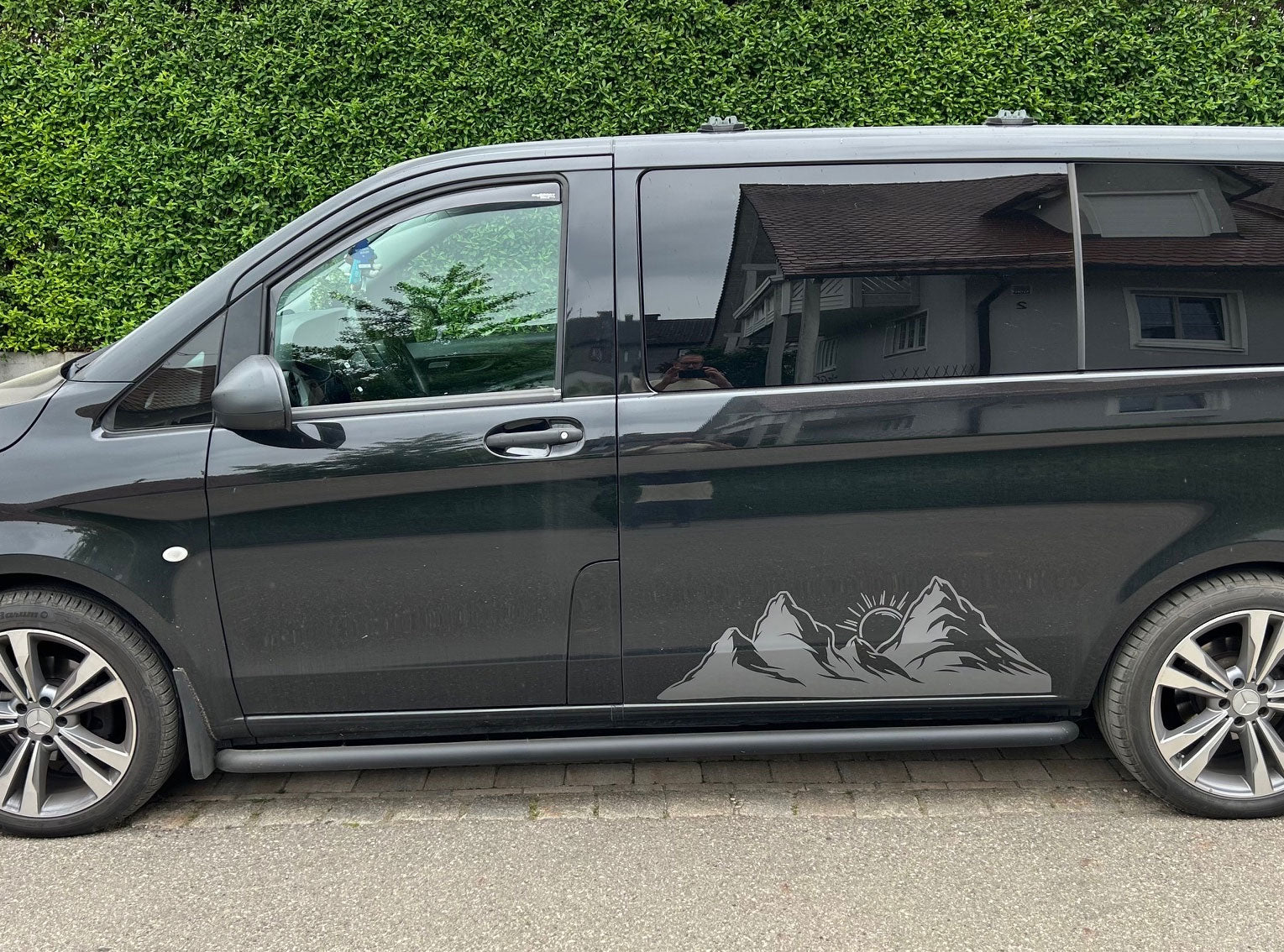 Mercedes Vito / Viano ab Bj. 14 Schwarze Schwellerrohre OHNE Auftritt