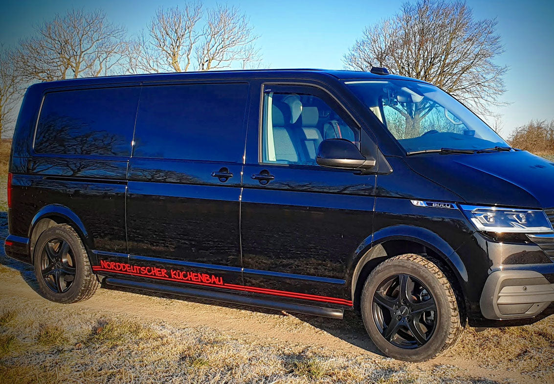 Mercedes Vito / Viano ab Bj. 14 (447) Schwarze Schwellerrohre "Sport" 64mm