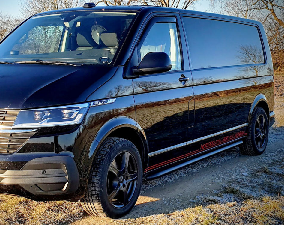 Mercedes Vito / Viano ab Bj. 14 (447) Schwarze Schwellerrohre "Sport" 64mm