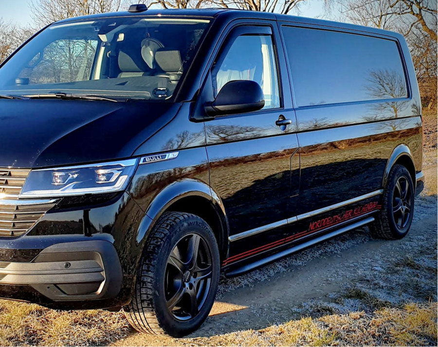 Mercedes Vito / Viano ab Bj. 14 (447) Schwarze Schwellerrohre "Sport" 64mm