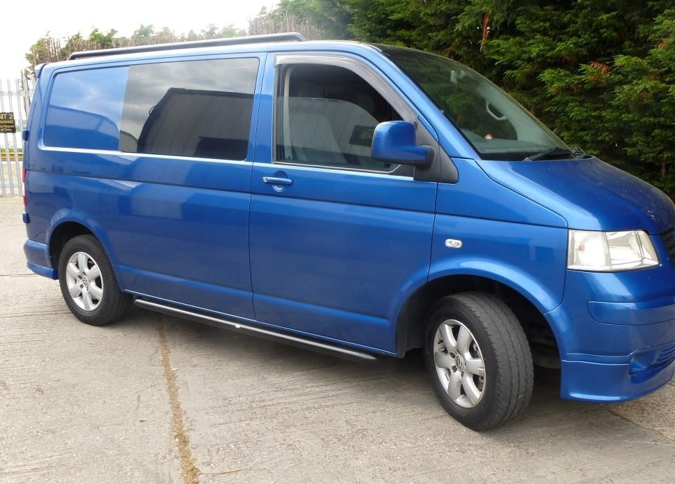 Mercedes Vito / Viano ab Bj. 14 (447) Schwarze Schwellerrohre "Sport" 64mm