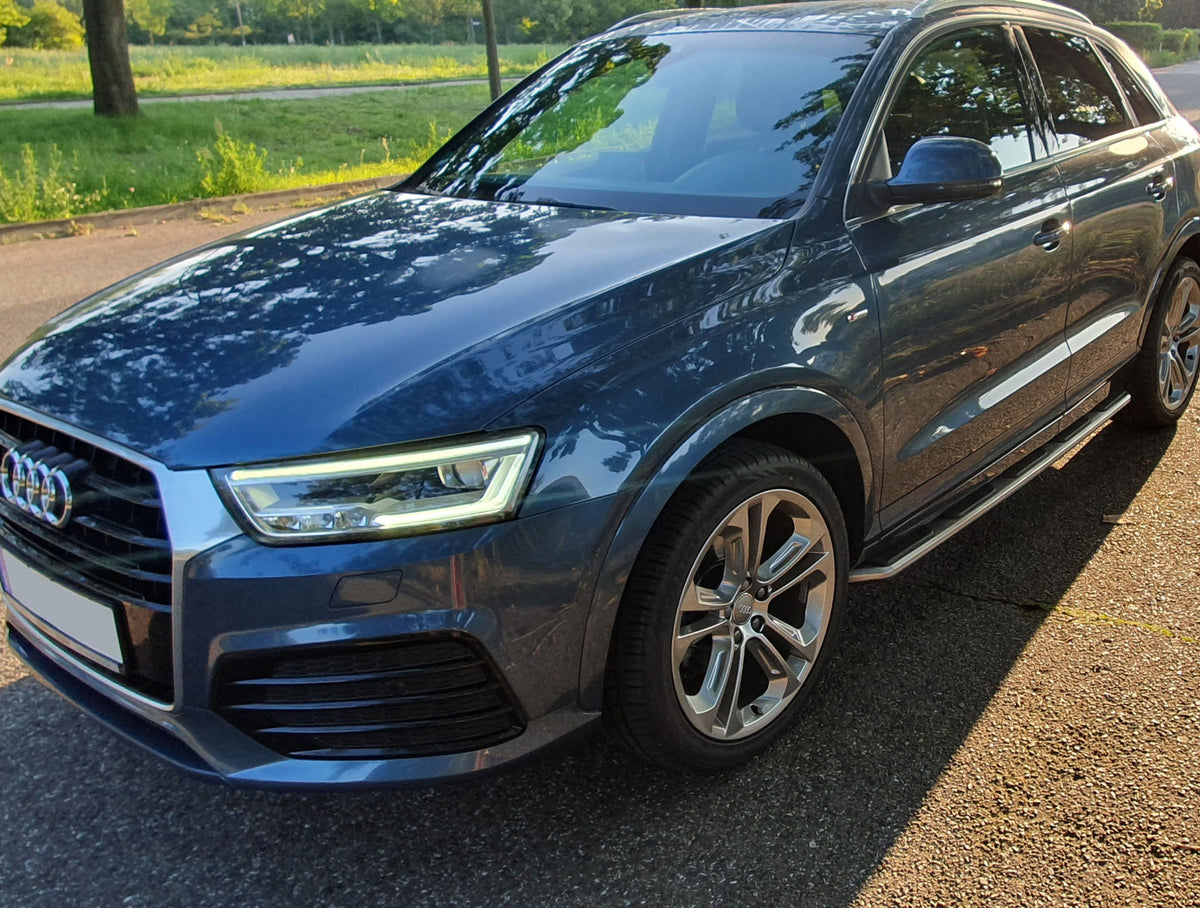 Audi Q3 Bj. 12-18 (8U) Edelstahl Trittbretter im original Style - Direct 4x4 Autozubehör