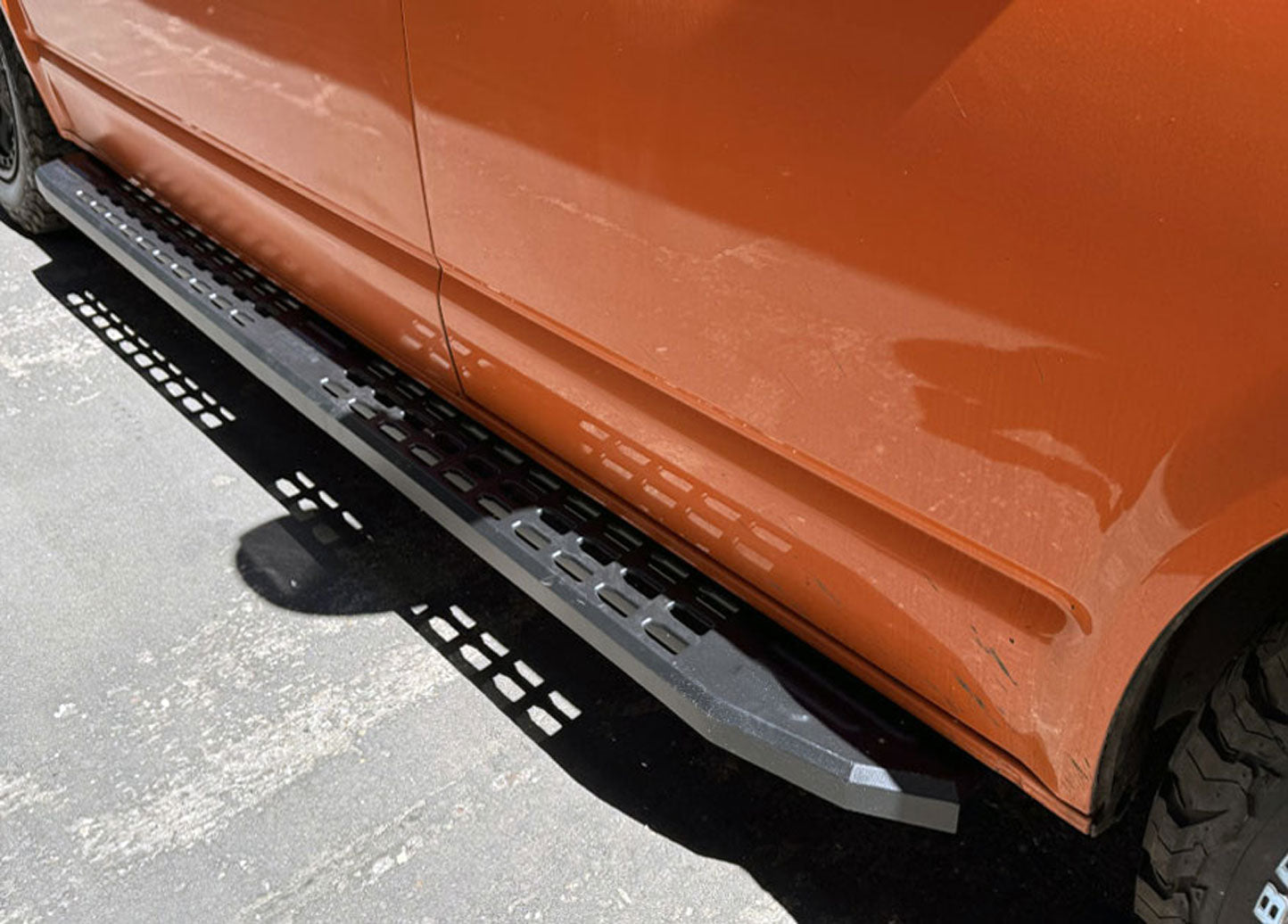 VW T5 Bj. 09-15 Langer RS Trittbretter "Gator Schwarz"