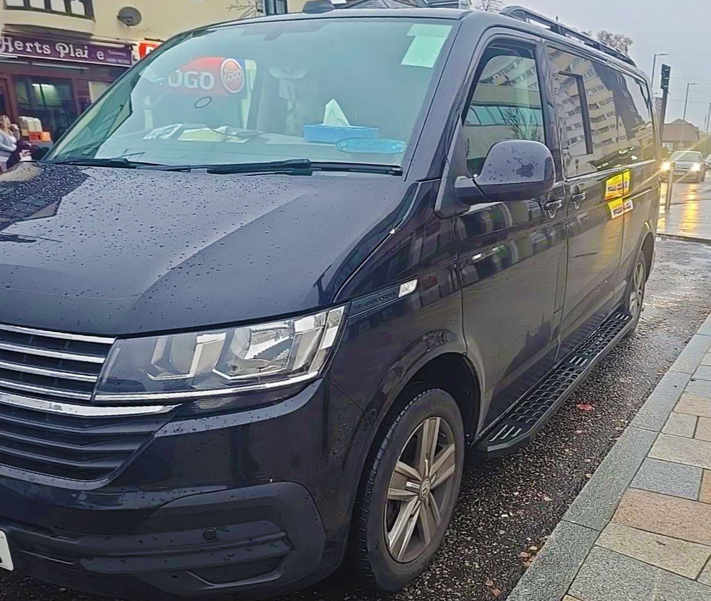 VW ID. Buzz ab Bj. 22 Langer RS Trittbretter "Gator Schwarz"