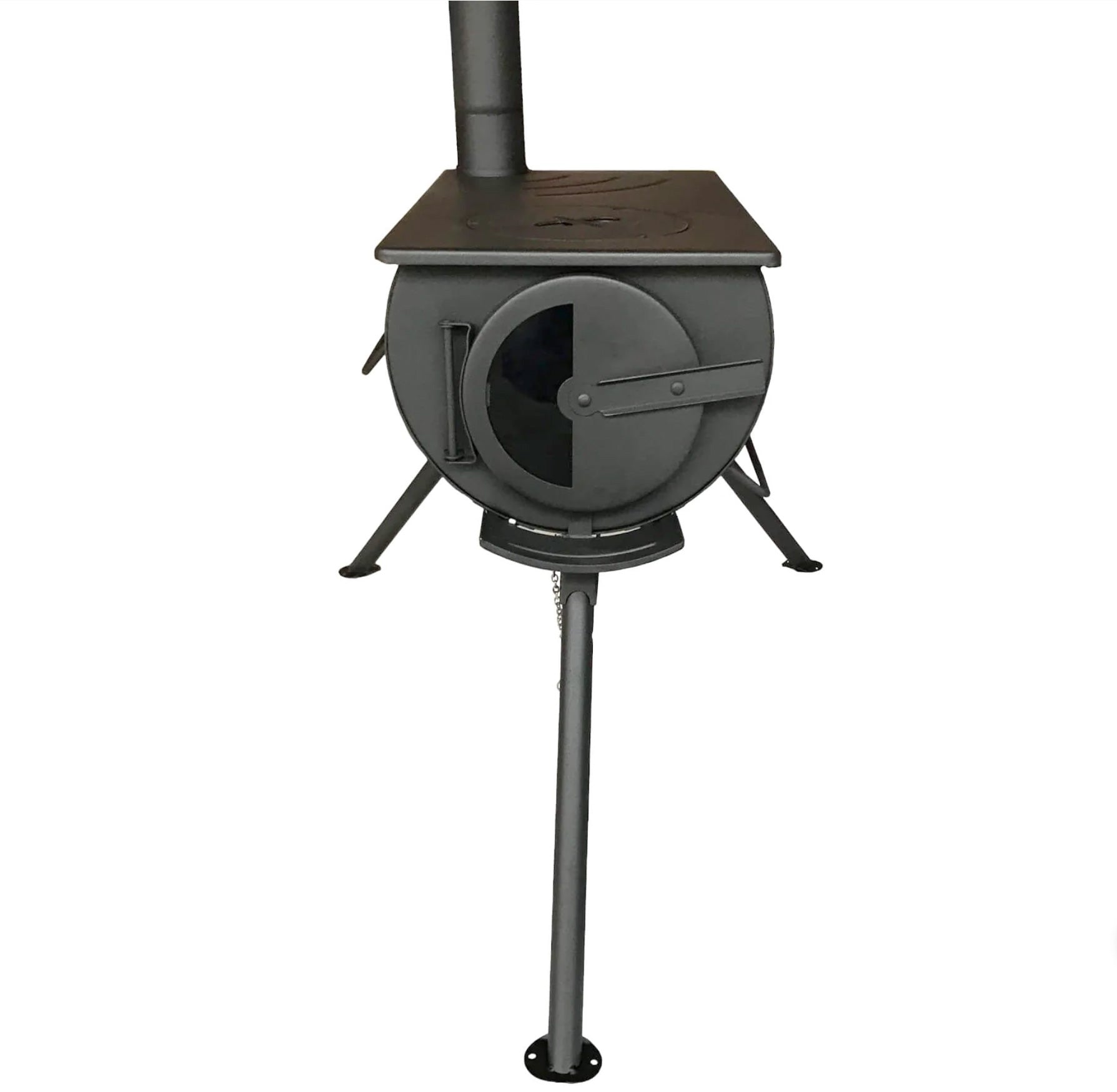 Portabler Camping-Ofen mit Sichtfenster "Panama" - Direct 4x4 Autozubehör