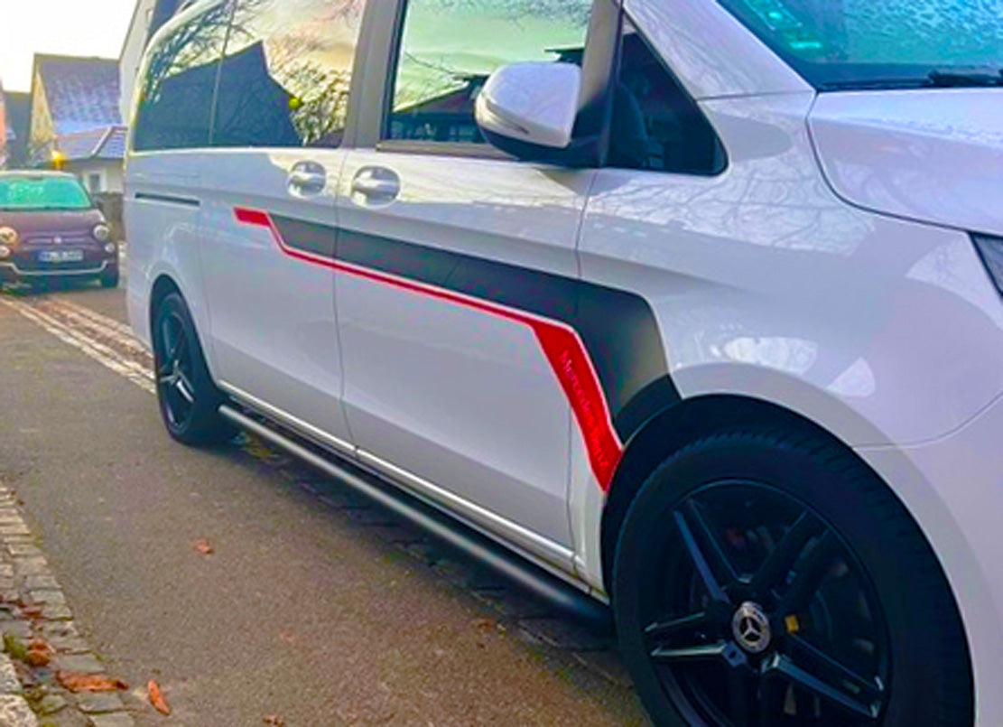 Mercedes Vito / Viano ab Bj. 14 Schwarze Schwellerrohre OHNE Auftritt