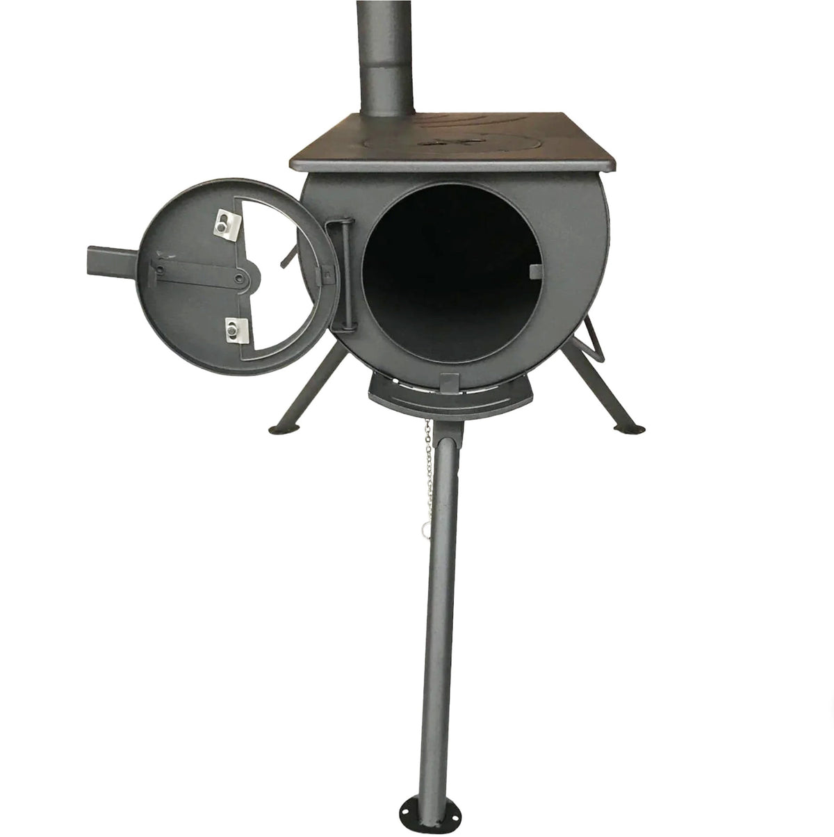 Portabler Camping-Ofen mit Sichtfenster "Panama" - Direct 4x4 Autozubehör