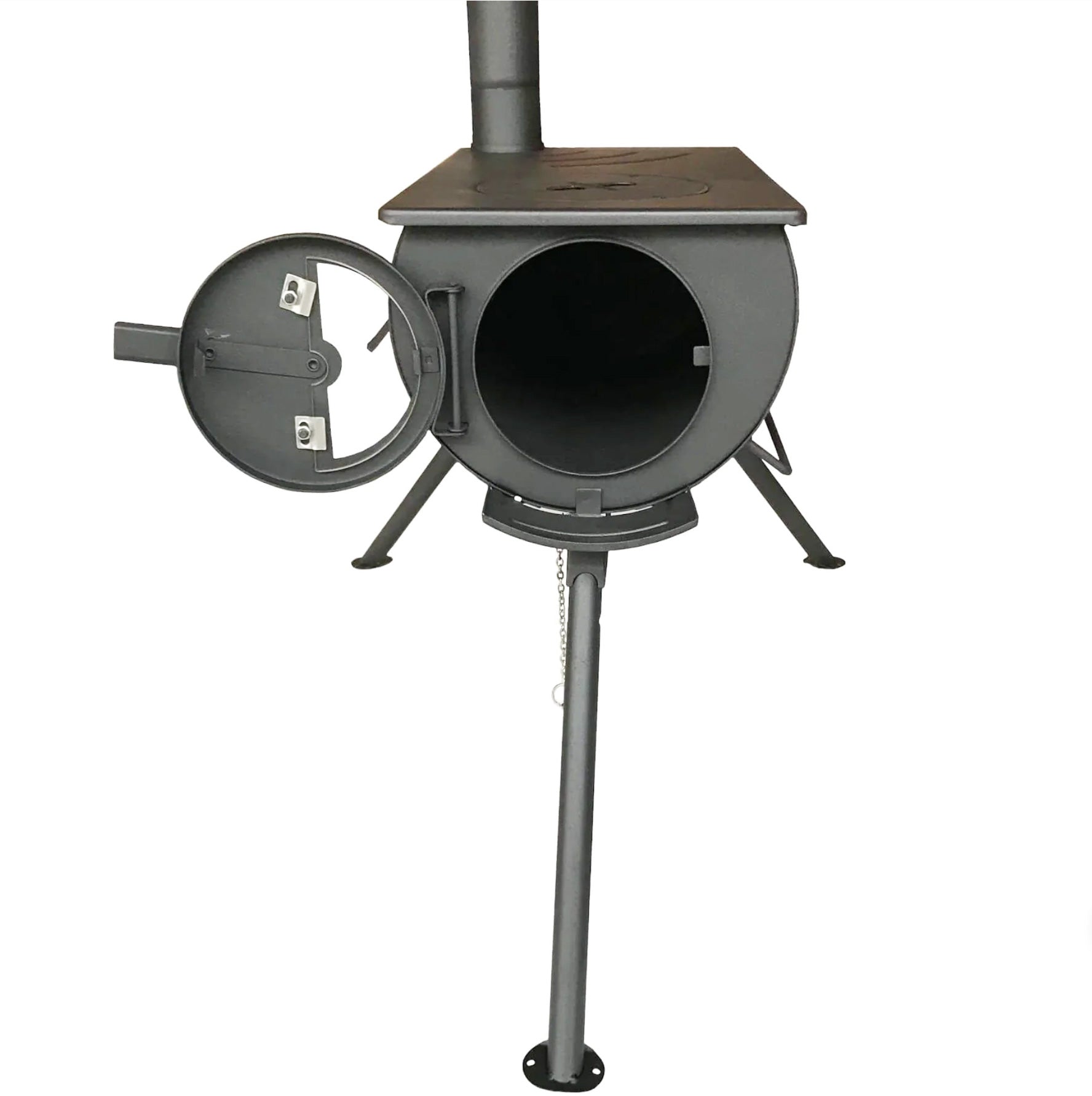 Portabler Camping-Ofen mit Sichtfenster "Panama" - Direct 4x4 Autozubehör