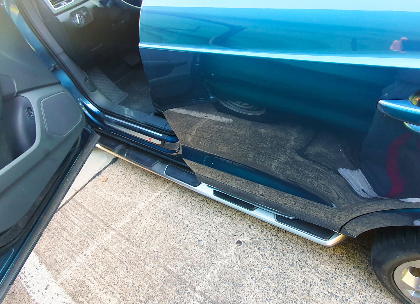 Audi Q3 Bj. 12-18 (8U) Edelstahl Trittbretter im original Style - Direct 4x4 Autozubehör