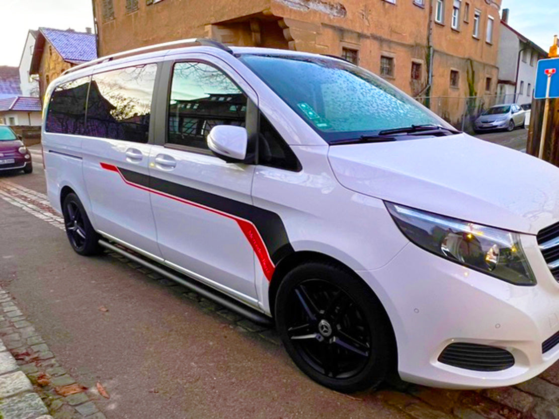 Mercedes Vito / Viano ab Bj. 14 Schwarze Schwellerrohre OHNE Auftritt
