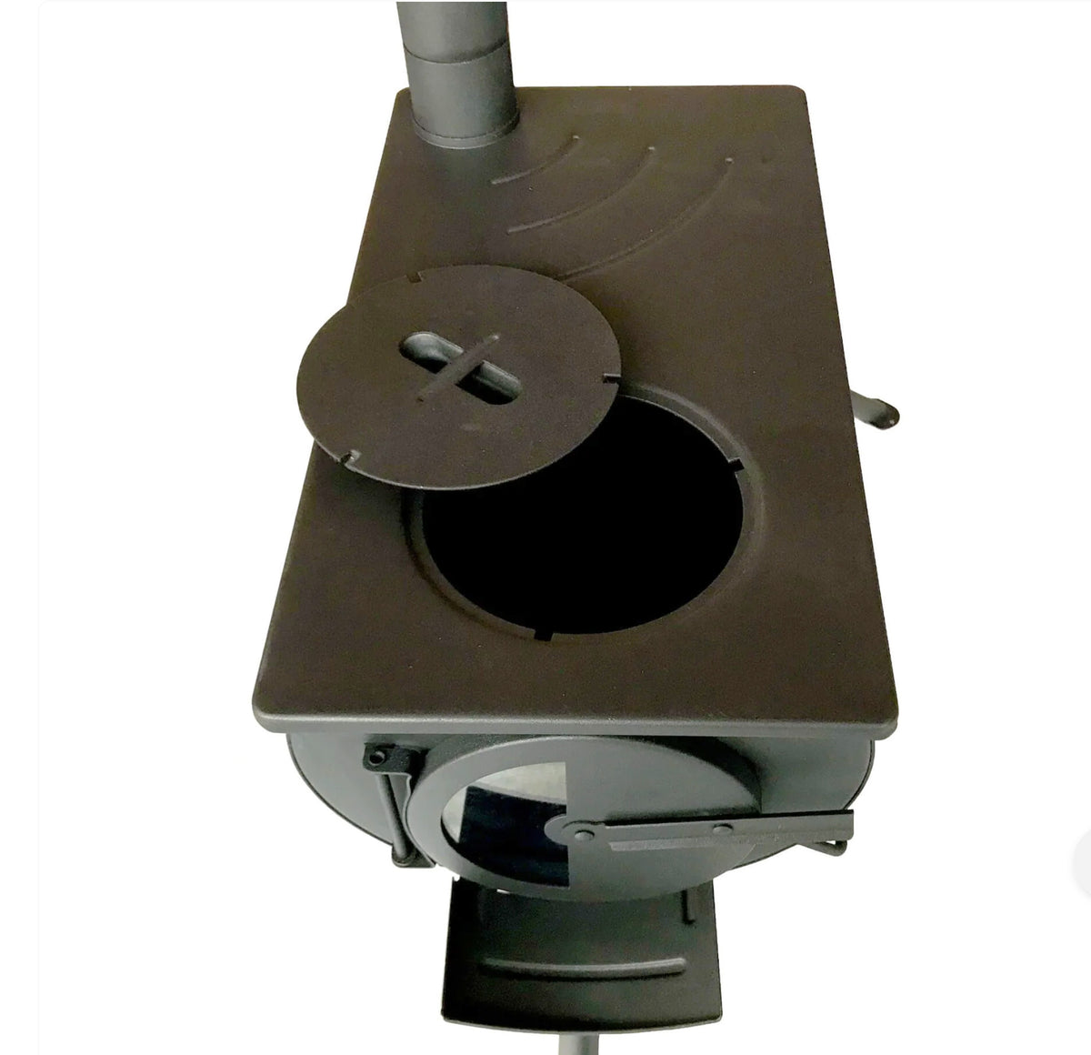 Portabler Camping-Ofen mit Sichtfenster "Panama" - Direct 4x4 Autozubehör