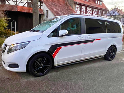 Mercedes Vito / Viano ab Bj. 14 Schwarze Schwellerrohre OHNE Auftritt
