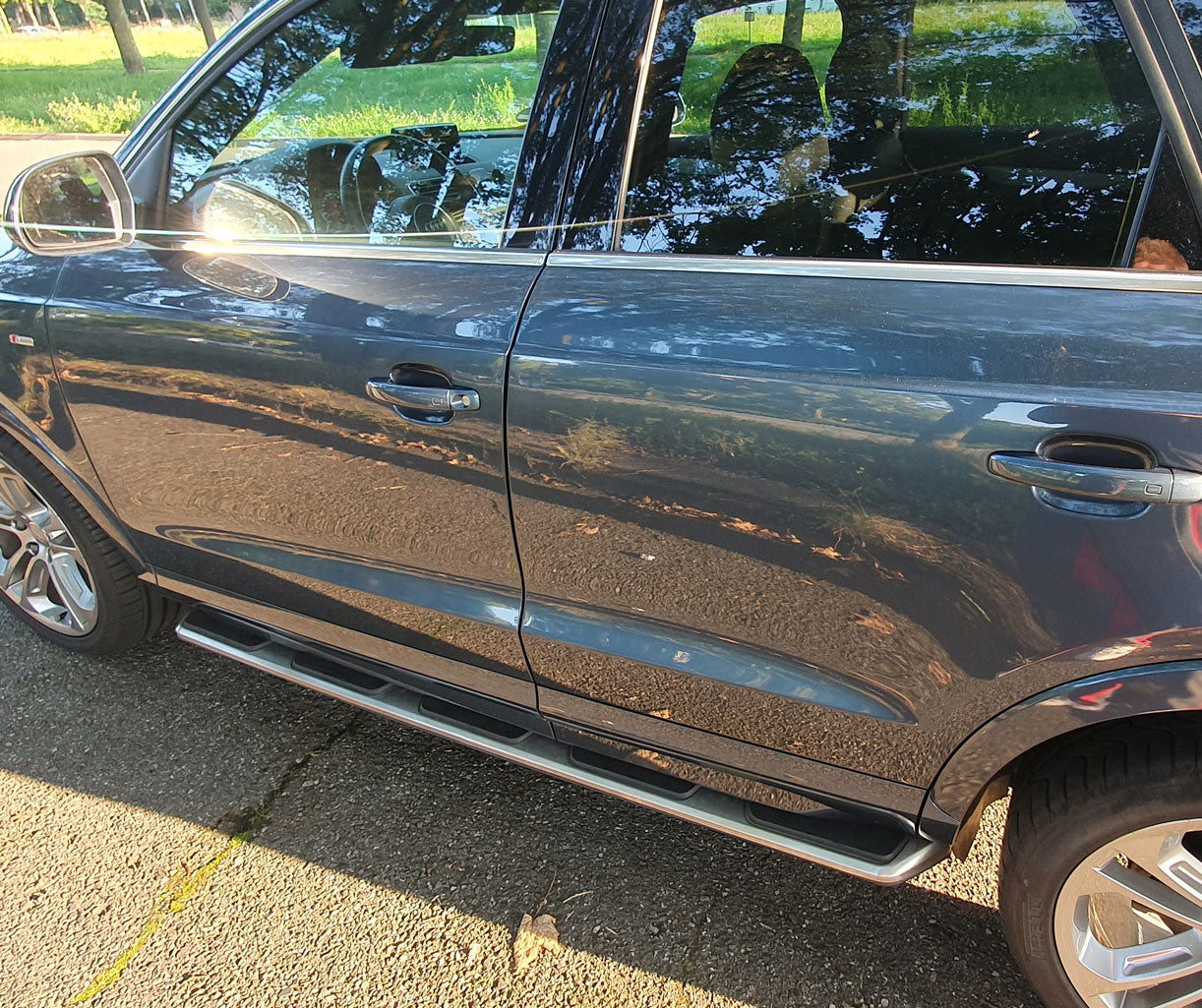 Audi Q3 Bj. 12-18 (8U) Edelstahl Trittbretter im original Style - Direct 4x4 Autozubehör