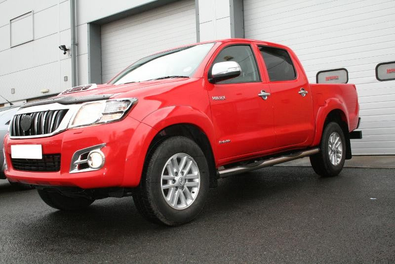 Toyota Hilux Bj. 12-15 Kühlergrill Blende Chrom/ Schwarz - Direct 4x4 Autozubehör