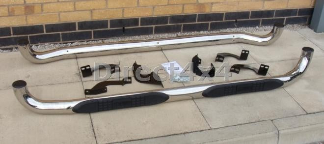 Toyota Land Cruiser 5-Türer J15 ab Bj. 10 Edelstahl Schwellerrohre - Direct 4x4 Autozubehör