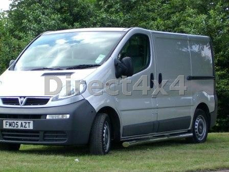 Opel Vivaro A Bj. 01-14 KRS Edelstahl Schwellerrohre - Direct 4x4 Autozubehör