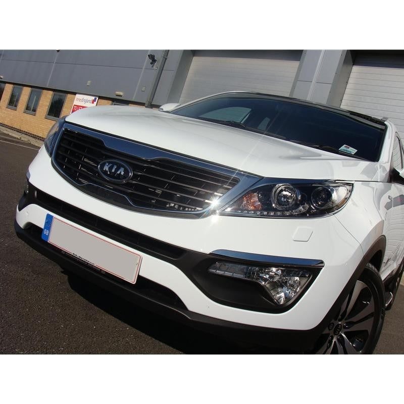 KIA Sportage Bj. 10-15 Scheinwerfer Chrom Cover - Direct 4x4 Autozubehör