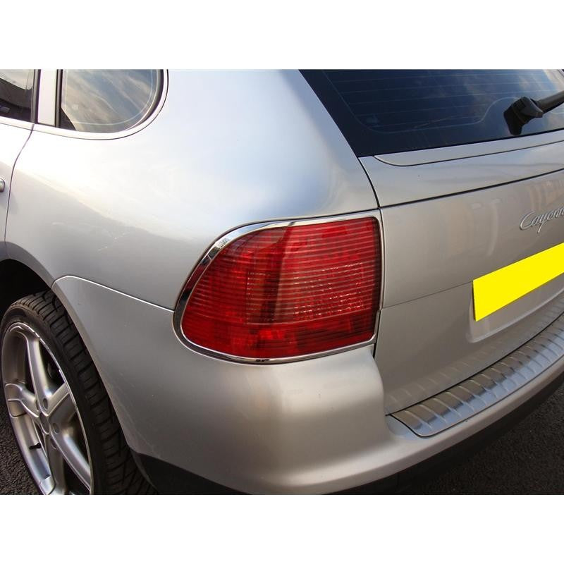 Porsche Cayenne Bj. 02-07 Rücklicht Chrom Cover - Direct 4x4 Autozubehör